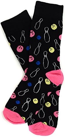 Women's Crew Socks Sock Size Shoe Size Bowling 4-10 Great Holiday/Birthday Gift
