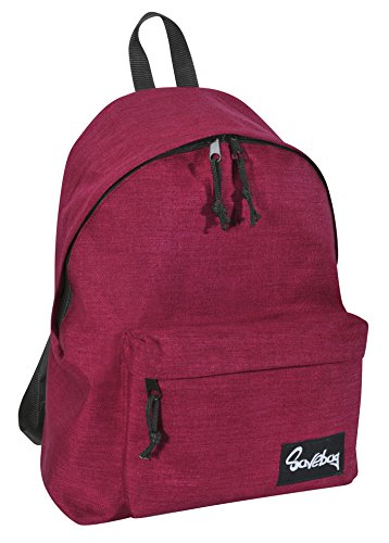 SAVEBAGGraffiti Leisure Backpack, 41 cm, Burgundy (Red) - 16667 Bordeaux