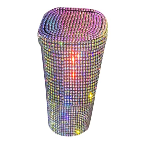 Poubelle voiture étanche avec couvercle MAGICLULU, boîte de rangement strassée durable
