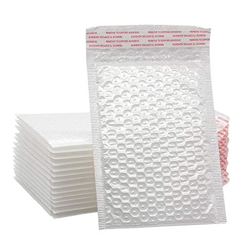 Breewell Tamper Proof Bubble Padded Courier Bags (Size - 7" X 5") - 100 Packs | White (B0B6V2NWS1) Amazon Price History, Amazon Price Tracker