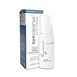 Chrissanthie eye cleanse Foam Eyelid Cleanser with Tea Tree 80 ml - All-in-one supreme anti-bacterial eyelash extensions cleanser & makeup remover - relief for crusted, irritated lids