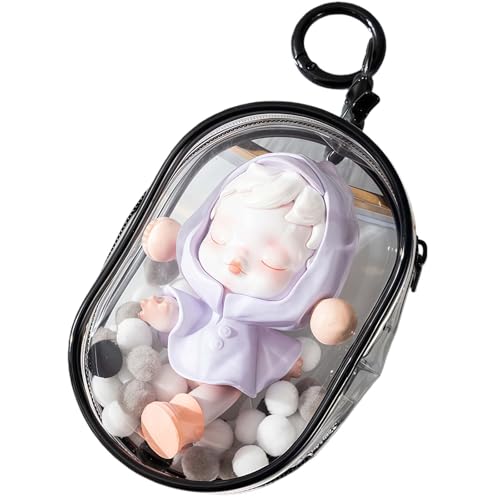 ʂ |[` NA ɃobO PVC [P[X h ho  tBMA l` یP[X L[z_[t Wbp[ y  s v[gp (ubN)