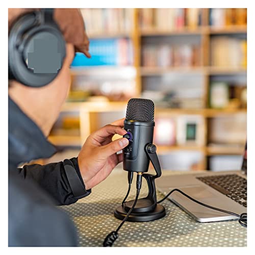 Vpsn By-Pm500 Condenser Usb Microphone Headset For Laptop/Computers For Recording Streaming Podcasting Online Teaching #TOP2