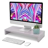 Compatibilité: Notre support de moniteur en bois se distingue par sa compatibilité universelle. Que vous utilisiez un PC, un ordinateur portable, il accueille idéalement vos appareils en toute sécurité. En outre, il peut également servir de support de téléphone, ajoutant plus de polyvalence à ce produit. Sa fonctionnalité multifonctionnelle fait de lui une pièce indispensable pour votre bureau.