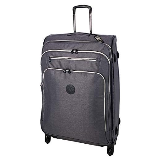 Kipling YOURI SPIN 78 Equipaje de mano, cm, 99 liters, Negro (Charcoal)