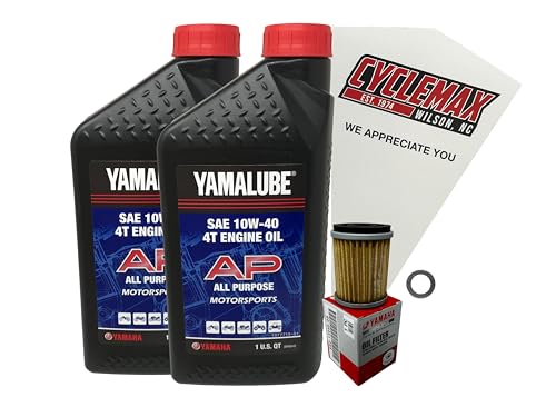 Cyclemax OEM Standard Oil Change Kit compatible with 2005-2025 Yamaha TTR230