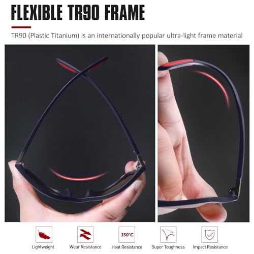GQUEEN Polarised Sunglasses Mens Womens Lightweight TR90 Frame 100% UV400 Protection - Image 4