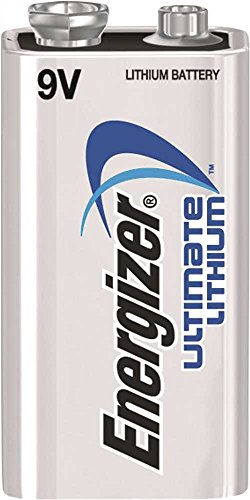 Energizer L522 Lithium Battery, 9V, Pack of 48