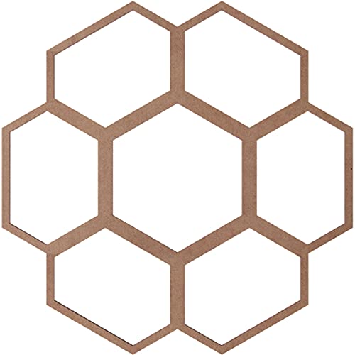Image of Ekena Millwork 18 inchOD x 6 3 /8 inchID x 3 /8 inchT Florin Wood Fretwork Pierced Ceiling Medallion, Wood (Paint Grade)