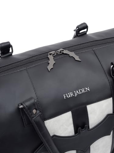 Image of Fur Jaden Batman Weekender Travel Duffle Bag with Separate Shoe /Laundry Compartment for Men & Women
