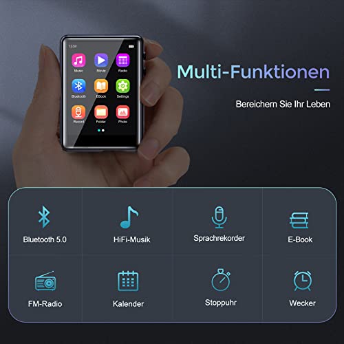 Joliker 32GB MP3-Player mit Bluetooth 5.0 und HiFi-Sound