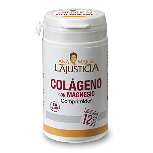 Ana Maria Lajusticia - Colágeno con magnesio - 75 comprimidos articulaciones fuertes y piel tersa. Regenerador de tejidos con colágeno hidrolizado tipo 1 y tipo 2. Envase para 12 días de tratamiento Cover