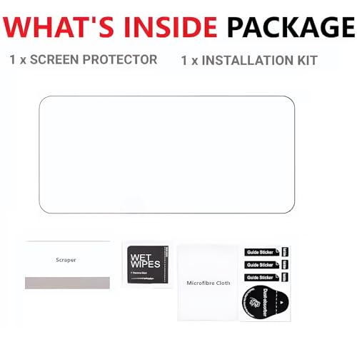 Image of Screen Guard Protector Compatible For MARUTI SUZUKI SWIFT DZIRE Facelift VXI ZXI 7 Inch 2024 Infotainment System Touch Accessories (Swift Dzire, 7 Inch)