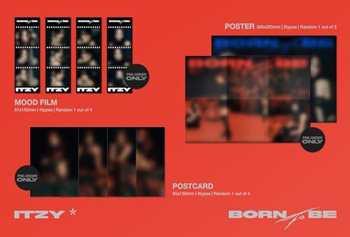 ITZY BORN TO BE Version Rouge Standard Complétez votre Collection avec Précommande