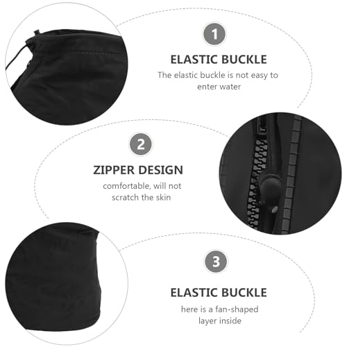 Cubrebotes Impermeables para Ciclismo Negro XL miniatura 3