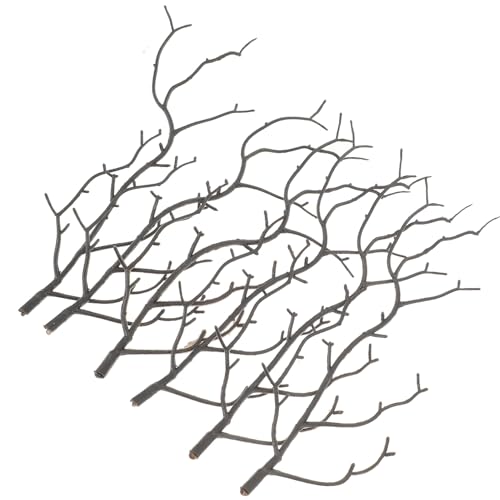 SHINEOFI 10 Tallos de Ramas de Árbol Artificiales Secas para Decoración de Fiestas y Cenas Accesorios para Manualidades y Decoración Interior