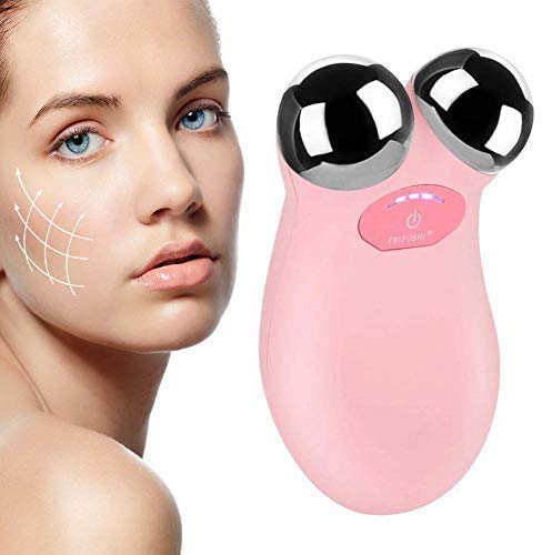 Electric Micro-current Facial Lifting Device, Y Shape 3D Roller for Face Lifting Tighten Wrinkle Removal Anti Aging Skin Care, Electric Rechargeable Face Lift Roller Arms Legs Massager