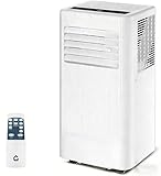 10000 BTU Portable Air Conditioners, 3 in 1 Portable AC with Cool, Dry, Fan Modes, Quiet Air Conditioners Cools Room up to 560 sq.ft, LED Display, Remote & 24H Timer, for Bedroom/Dorms/Apartments