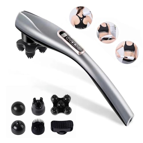 Appareil de massage manuel polyvalent pour massage en profondeur du dos et jambes