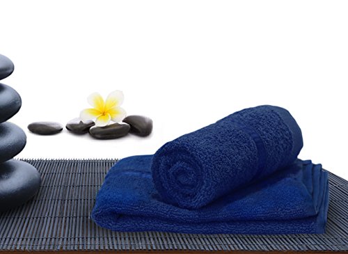 Image of Story@Home Cotton Towel Set of 6 | Hand Towel | Bath Towels | Navy Blue | 100% Cotton Soft Towel | Bath Towels for Men, Women & Kids | 450 GSM | Gym Towel | Perfect for Everyday Use