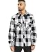 Brandit Men's Check Shirt White/Black Size XL