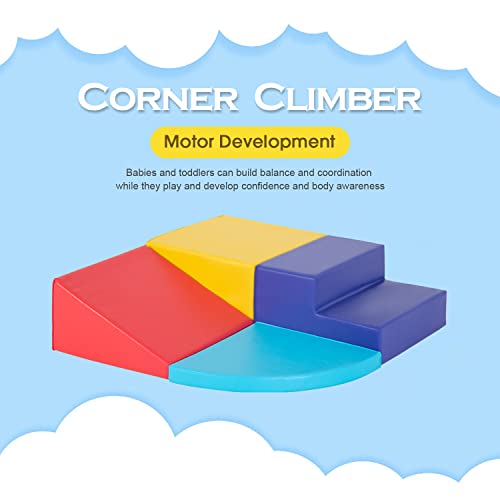 Paylesshere YM-CM7415 4-Piece Set Climbing Toys For Toddlers 1-3 And Climb Foam Play Set Babies Foam Blocks Toddler Climbing Toys Indoor Baby Climbing Toys Children’S Composite Toy thumb #2
