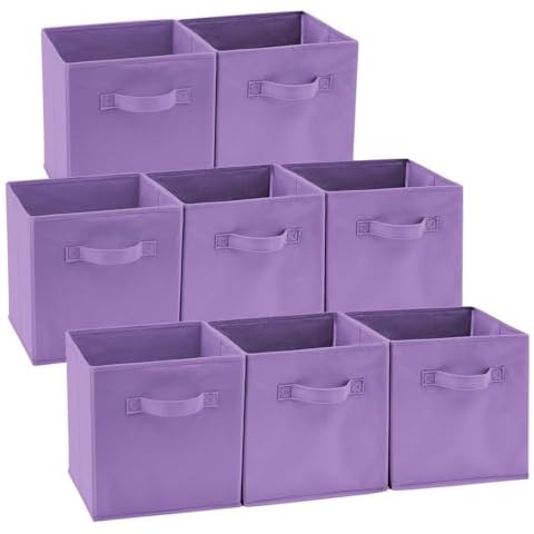 EZOWare Boîtes de Rangement Violet Cover