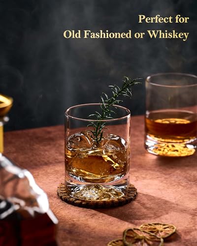 Jbho 004 Hand Blown Crystal Double Old Fashioned Cocktail, Solid Whiskey Glasses thumb #6