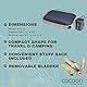 cocoon Reisekissen Air Core Pillow 28x38cm - Kopfkissen