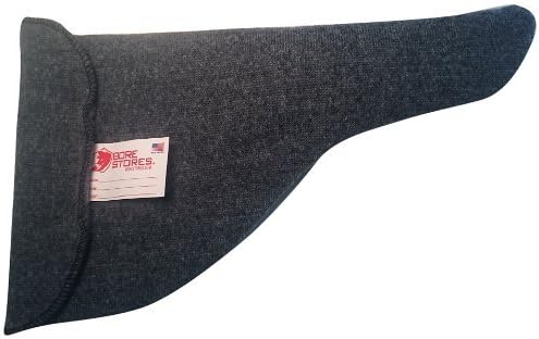 Bore Stores P-4 Estuche de almacenamiento de silicona tratada para armas, gris Modelo P-4