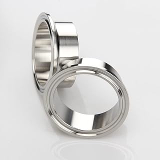 51Mm 2" Tube O/D X 2" Tri Clamp Height 304 Stainless Steel Sanitary Weld Ferrule Connector Pipe Fitting 38mm