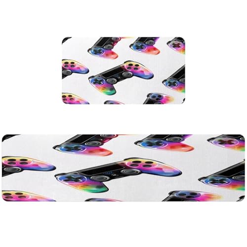 Tapis de cuisine absorbant et fluorescent avec base antidérapante lavable - 2
