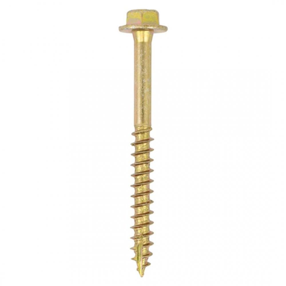 Pack of 50 - M8 X 50MM TIMCO Solo Coach Screws - HEX Flange Head Sleeper Screws Turbo Coach Screws - 850SCSY