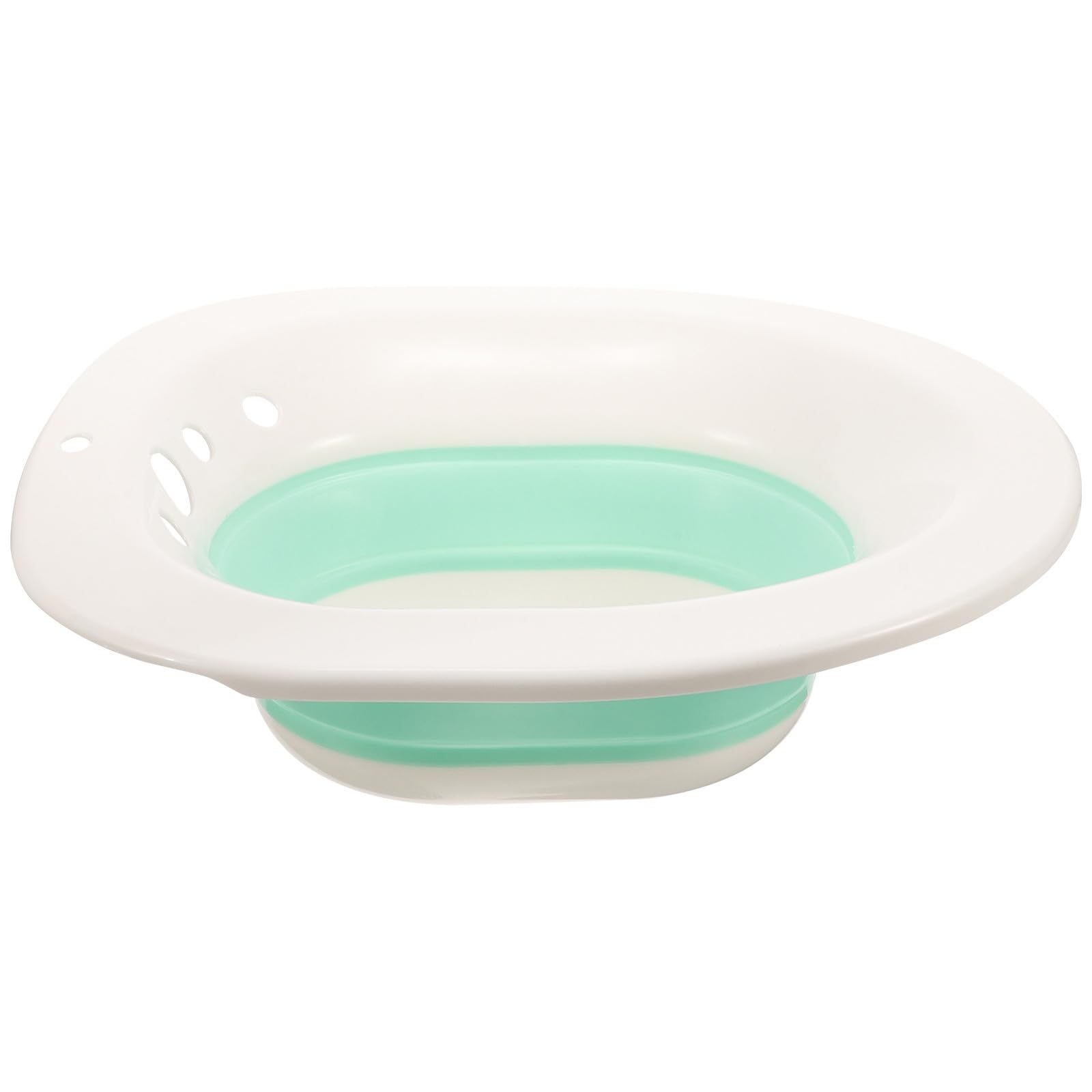 Palangana para wc plegable de fácil almacenamiento para baño de asiento ergonómico
