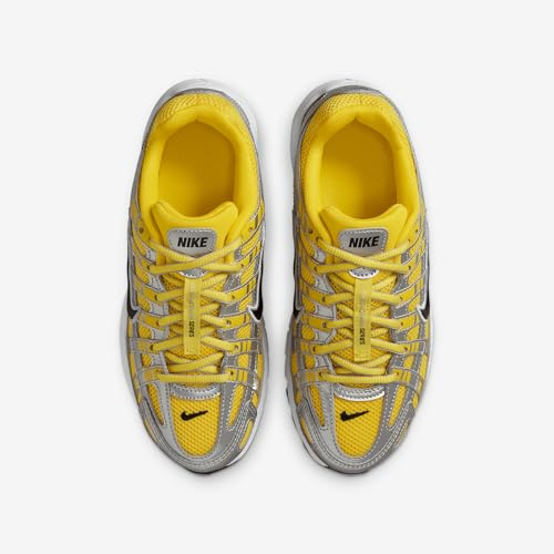 Nike P-6000 Big Kids' Shoes (HV5064-701, Lightning/Metallic Silver/White/Black)4
