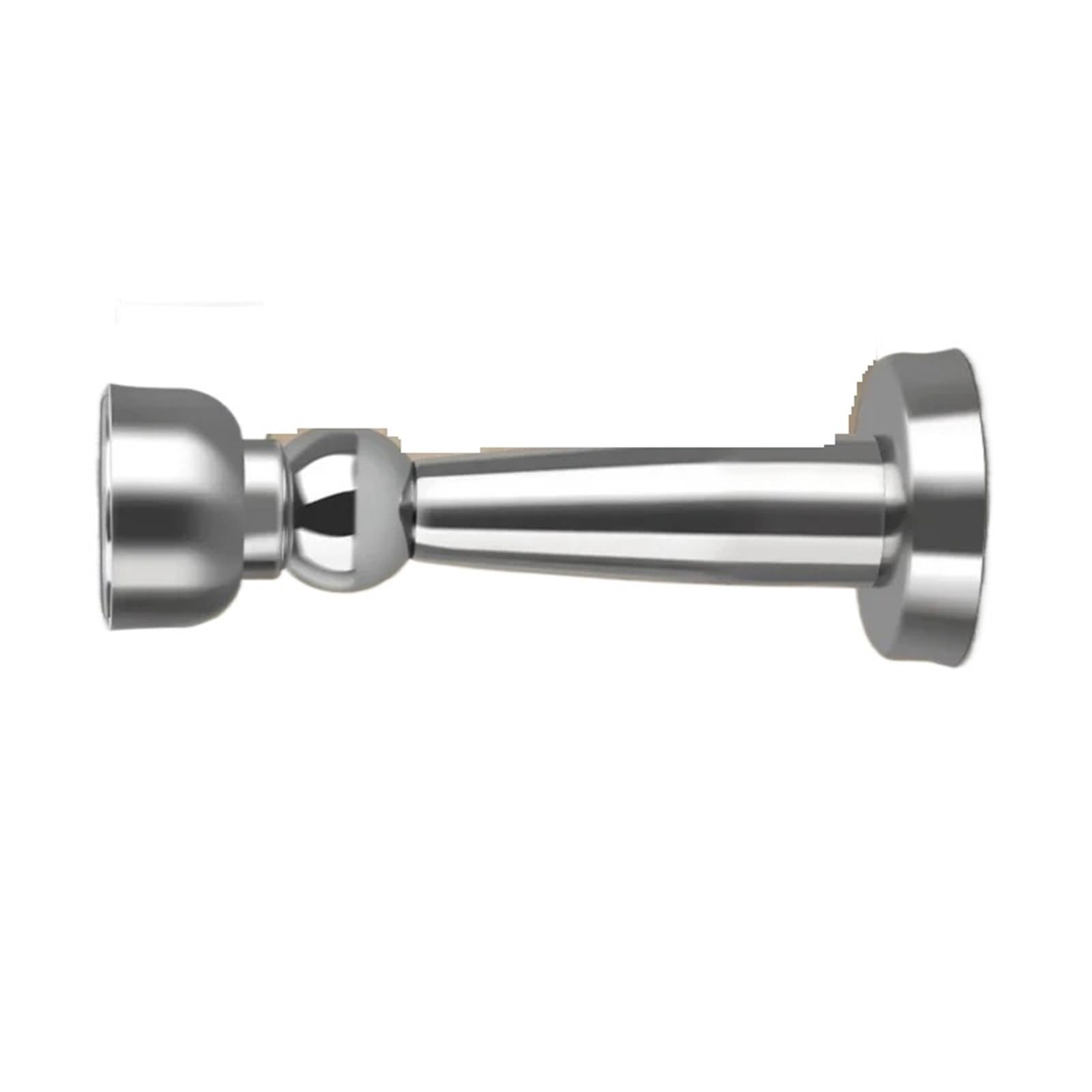 Iopklytf Silvery-12Cm Door Stopper Stainless Steel Magnetic Door Stopper