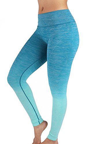SASSY APPAREL Women's Premium Quality Active Yoga Pants Gym Workout Wear (Small, Jade-1)