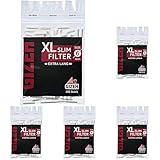 CHILLHOUSE Black XL Slim Filter 1 x 100 (Packung mit 5)