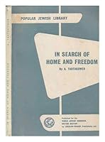 In search of home and freedom (Popular Jewish library) B0007J5U0E Book Cover