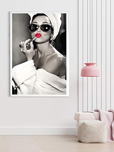 Audrey Hepburn New Photo Poster Pretty Lips Audrey Hepburn Portrait Gift For Her Tiffany Poster Artwork 8" X 12" #TOP1