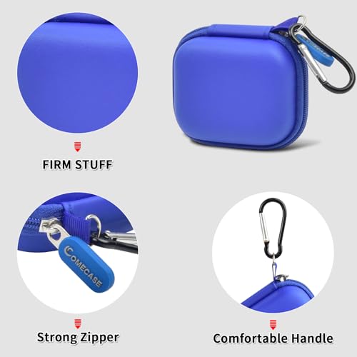 Image of Car and Auto Mini Carry Case Compatible with BlueDriver Bluetooth Pro /Pro Next Gen OBDII OBD2 Scan Tool Monitor for iPhone & Android -Bag Only (Dark Blue)