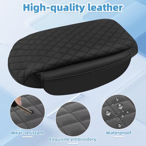 Image of Center Console Armrest Cover for Ford Maverick 2022 2023 2024 2025 Fully Covered Anti-Scratch Protector Interior Accessories