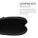 kwmobile Neoprene Case Compatible with Logitech Pebble Mouse 2 M350s / M350 - Case for Mouse Soft Pouch Carry Bag - Black