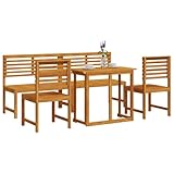 【Entretien pratique】 Pour garder cet élégant ensemble en bon état, appliquez des routines d'entretien simples. Appréciez la beauté du bois d'acacia en essuyant les surfaces avec un chiffon sec après utilisation et en appliquant de l'huile pour meuble de temps en temps pour maintenir la couleur et l'éclat naturels. Ces gestes simples aideront à préserver la solidité de l'ensemble, lui permettant de rester beau dans votre jardin ou sur votre terrasse pendant longtemps.