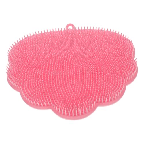 BIUDECO 吸盤式シャワー用壁付け背中スクラバー 製ハンズ清掃ブラシ 足裏マッサージ機能付き滑り止め設計