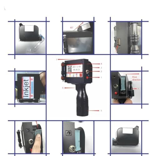 Image of 12.7mm Handheld Smart Date Coder | Thermal Inkjet Printer for Batch Code, MRP, Expiry Date, Logo & Barcode Printing on Bottles, Labels & Packaging