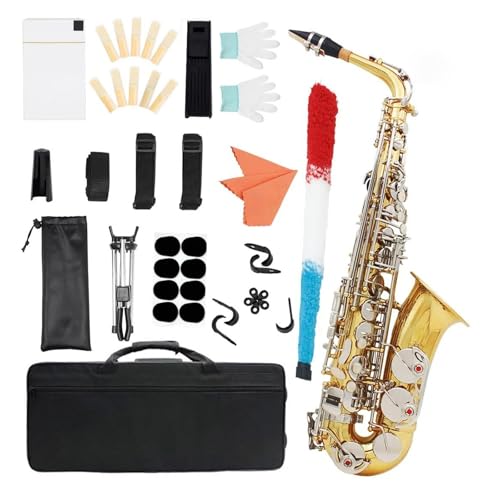 プロ仕様アルトサ�?クス E♭アルトサ�?クス 金銀キー E管楽器セ�?�?(Set3)