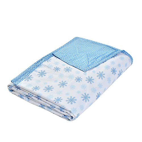 Image of Florida Blue Colour AC Blanket Single Dohar (146 X 220 cm)