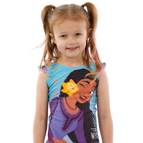 Disney Wish Girls Swimsuit | Girls' One-Piece Swimwear | Princess Swimsuits for Girls2