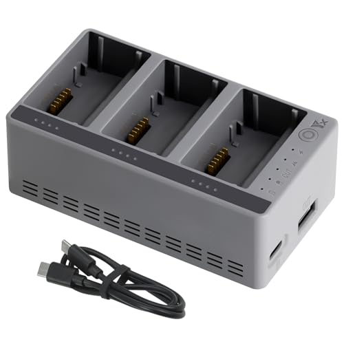 Evita daños en baterías de DJI Mini 4 y Mini 3 Pro usando el cargador con modo almacenamiento 100W
